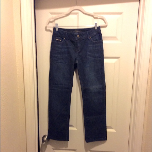 Simply Vera Straight Leg Petite Jeans - Picture 4 of 5